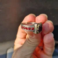 فروش انگشتر یاقوت با مخراج لعل|جواهرات|بندر کنگان, |دیوار