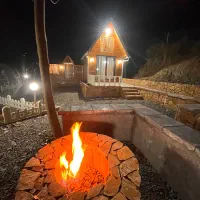 کلبه چوبی سوئدی|اجارهٔ کوتاهمدت ویلا و باغ|لاهیجان, آهندان|دیوار