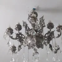 لوستر ۱۲ شعله برنجی