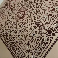 تابلو طرح فرش (مخمل کاری شده)