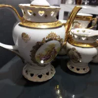 سرویس چایخوری لیلی مجنون لمونژ|ظروف سرو و پذیرایی|مشهد, جانباز|دیوار