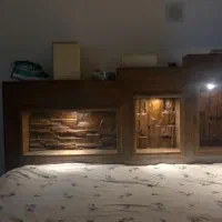 تخت خواب دونفره تمیز ومرتب|تخت و سرویس خواب|تربت جام, معدآباد|دیوار