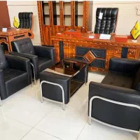 نیم ست مبل اداری چرم