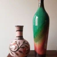 دو عدد گلدان خارجی عتیقه