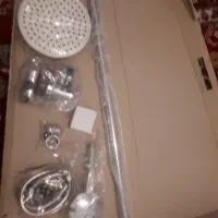 دوش حمام دو عددی با علم یورنیورست استیل کروم