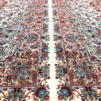 (فرش فرزین) جفت۹متری خطیبی حاشیه ابریشم۳۰رج|فرش|تبریز, |دیوار