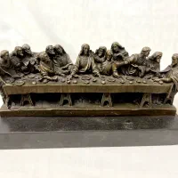 مجسمه شام آخر برنز برنزی دیوارکوب|مجسمه، تندیس، ماکت|تهران, سعادت‌آباد|دیوار
