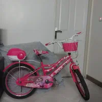 دوچرخه دخترانه سایز۲۰ صورتی