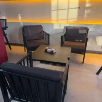 مبل و جلو مبلی فلزی جهت کافه و فضای باز