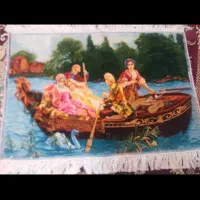 تابلوفرش دستبافت|تابلو فرش|اصفهان, آبشار|دیوار