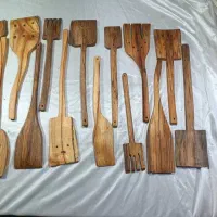 کفگیر چوبی و ظروف چوبی|ظروف سرو و پذیرایی|بابل, |دیوار