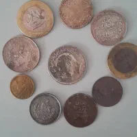 سکه ۵۰دیناری و ۵تومنی