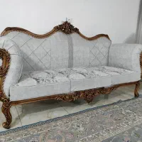 سه سرویس مبل (بعلت تغییرشغل قیمت تولیدی|مبلمان خانگی و میز عسلی|ابریشم, |دیوار