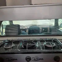 فرگاز ۳ شعله رومیزی آکبند و کاملا نو