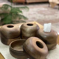 جا دستمال کاغذی چوب گردو