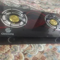 چراغ گاز دو شعله مارک گلو سونگ شیشه ای
