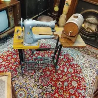 چرخ چرم دوز عتیقه آلمانی سینگر ارسال از اصفهان