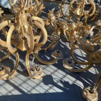 فروش و خریدار لوستر ابکاری طلا قدیمی