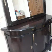 آینه و کنسول چوبی