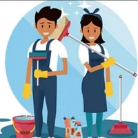 تمیز کردن منزل راه پله توسط  خانم وآقا