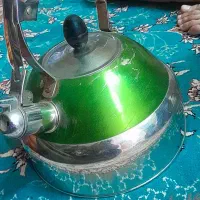 قوری استیل سوت کش قدیمی