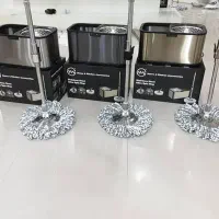 تی طی چرخشی سطلی تمام استیل فلزی ws