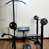 میز ورزشی ۵۳کاره پروفیل۶۰ در۶۰ دستگاه بدنسازی تاشو