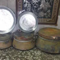 فروش فوق‌العاده ظروف مسی چکشی قدیمی