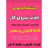 جذب نیروی خانم جهت همکاری در منزل