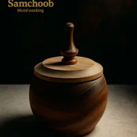 قندان چوبی|ظروف سرو و پذیرایی|قم, جمکران|دیوار