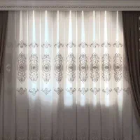 پرده‌ی تور و دکوری و قاب