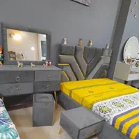 سرویس خواب*تخت تشک مدل 2کشو*پارچه خارجی*