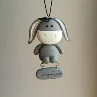 آویز ماشین خاص با پلاک اسم یا متن دلخواه|صنایع دستی و سایر لوازم تزئینی|اسلام‌شهر, شهرک الهیه|دیوار