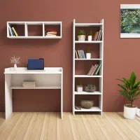 میز تحریر و کتابخانه مدل بردیا ۲