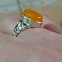 انگشتر نقره شرفه شمس اصل