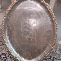 سرویس،قلیون ولبی برنجی سینی لوسترقدیمیّ دهه۵۰|کلکسیون اشیاء عتیقه|فردیس, قریشی|دیوار