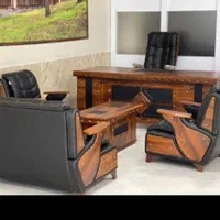 میز پایه فلزی ال کارمندی کارشناسی ریاست و صندلی...|دفتر کار|فردیس, |دیوار