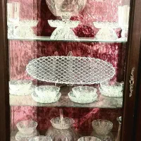 سرویس ۲۸ پارچه کریستال اصل فرانسه عتیقه