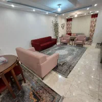 ۸۵ متر تراورتن سالن پرده خورروبه نما سازمان برنامه|فروش آپارتمان|تهران, سازمان برنامه جنوبی|دیوار