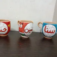 لیوان های میناکاری فانتزی|صنایع دستی و سایر لوازم تزئینی|یزد, |دیوار
