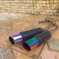 اگزوز قهرمانی موتور هندا 125 150 200 250|قطعات یدکی و لوازم جانبی|مبارکه, |دیوار