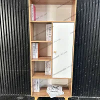 کتابخانه ویترین درب دار در رنگ‌بندی متنوع|کتابخانه، شلف، قفسه‌های دیواری|ری, ولی آباد|دیوار