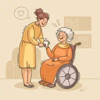 پرستاری از سالمند خانم