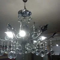 لوستر کریستالی هشت شاخه|لوستر و چراغ آویز|سهند, |دیوار