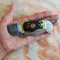 چاقو دنده ای مهران نگین کاری عقیق