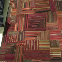 گلیم چهل تیکه خوش نقش سه ونیم متری