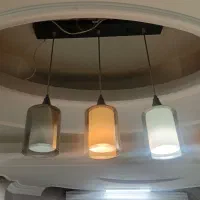 لوستر آویز ۳ حبابی