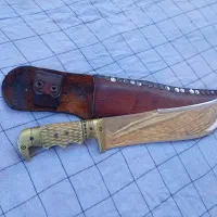 چاقو ترکمن ۳۷سانتی|کوهنوردی و کمپینگ|گنبد کاووس, |دیوار