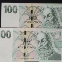 اسکناس 100کرون چک