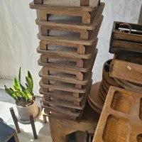 ظروف چوبی|صنایع دستی و سایر لوازم تزئینی|رامجین, |دیوار